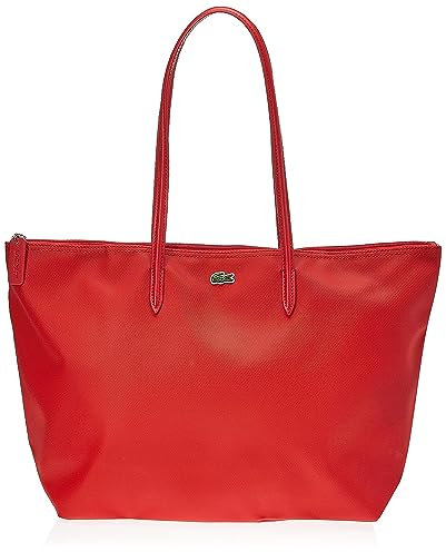 Lacoste Damen L.12.12 Concept Große Einkaufstasche, Nf1888po Schulter-Handtasche, High Risk Red