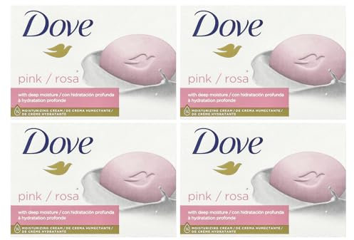 Dove Beauty Bar Pink 4 oz 4 Bar