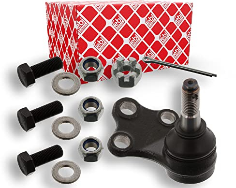 febi bilstein 42648 Traggelenk mit Kronenmutter und Splint, 1 Stück | Kompatibel mit: LDV CUB, NISSAN SERENA, VANETTE CARGO Bus, VANETTE CARGO Kasten