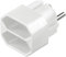 Goobay 10er Set NK 002 Euro-Mehrfach-Adapter weiß (Stückzahl wählbar)