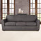 SureFit Ultimate Stretch Leather - Sofa Slipcover - Antiqued Slate