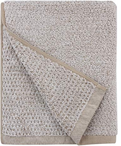 Everplush Diamond Jacquard Badetuch Modern 30 x 56 braun