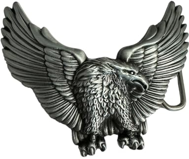 Schnalle123 Gürtelschnalle Adler Eagle Amerika Vogel 3D Optik für Wechselgürtel Gürtel Schnalle Buckle Modell 71