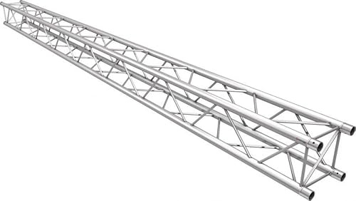 Naxpro-Truss FD 24 Traverse 350 cm | 4-Punkt Aluminium Traverse | TÜV geprüft | 220 mm Kantenmaß | inkl. Konusverbinder, Bolzen & Splinte | EN AW 6060 T66 | für Bühnen-, Messe- & Ladenbau