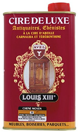 Louis XIII Cera líquida de lujo 500 ml – Medium Oak/Roble medio | Cera natural para madera, parquet y muebles | Nutre, protege y aporta brillo tradicional