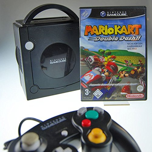 Nintendo Gamecube schwarz mit Mario Kart Double Dash