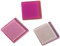 Rayher Acryl Mosaik, transparent 1x1cm, ca. 205Stück, SB-Box 50g , Rosétöne-Mischung, quadratisch, Kunststoffsteine, Kunststoffmosaik durchscheinend, 14540258, Mittel