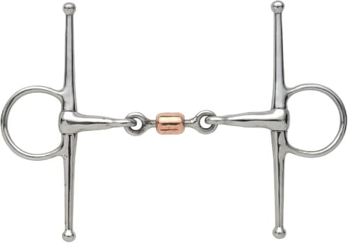 FULL CHEEK SNAFFLE WITH COPPER PEANUT (5)
