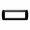 Legrand/Bticino – Plaque noire solide pour interrupteur, 7 modules