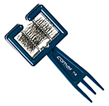 Comair 7000378 Professional Line Comb and Brush Cleaner Blue