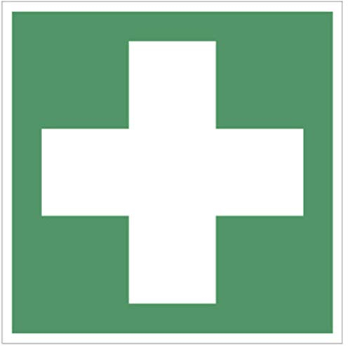 Aufkleber Erste Hilfe D-E003 100x100mm