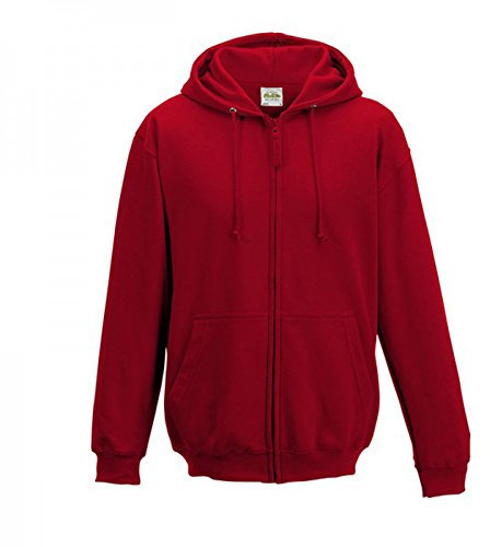 Awdis Zoodie Men's Hooded Sweatshirt, Fire Red, XXL