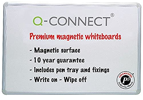 Q-Connect 1200x900mm Premium Magnetic Dry Wipe Board