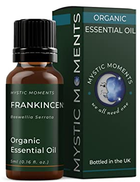 Mystic Moments | Bio-Weihrauch Ätherisches Öl | 5ml | Boswellia carterii verleiht Diffusoren, Ölmischungen und Duftformulierungen ein harzig-holziges Aroma.