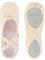 tanzmuster Ballettschuhe Damen - Charlie - Geteilte Ledersohle - Sandfarben Größe 44- Ballettschläppchen für Erwachsene - rosa beige Tanzschuhe fürs Ballett
