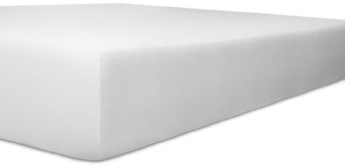 Kneer Spannbettlaken, Baumwolle, Weiß, 140 cm x 200 cm