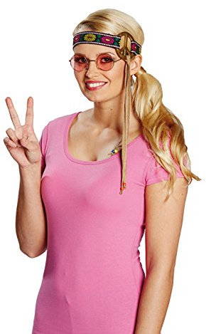 Party Discount NEU Hippie-Stirnband mit Peace-Zeichen