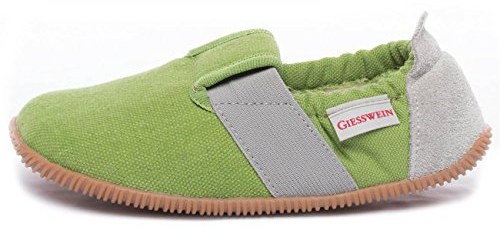GIESSWEIN Söll - Slim Fit, Flache Hausschuhe Unisex Kinder, Gras 467, 37 EU