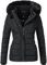 Navahoo Damen Winterjacke Miamor Schwarz Gr. S