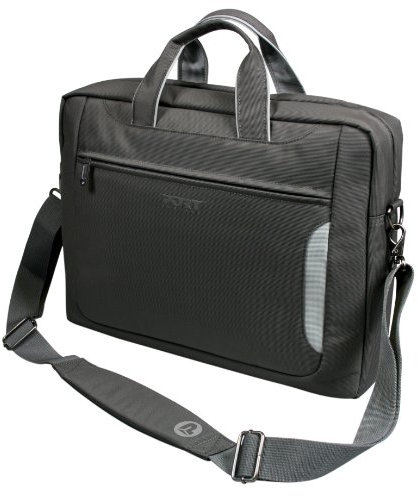 Port Marbella Notebook Tasche 39,6 cm (15,6 Zoll) dunkel grau/Silber grau