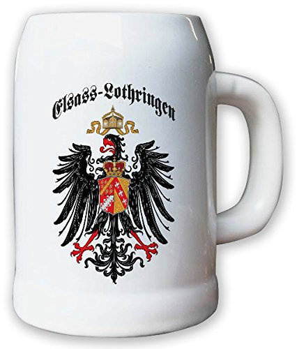 Krug/Bierkrug 0,5l - Elsass-Lothringen Provinz Geschichte Historie #9407