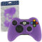 Protective cover for Microsoft Xbox 360 controller soft silicone rubber grip skin – Purple | ZedLabz