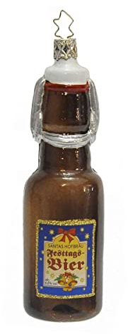 Inge-glas Christbaumschmuck Bierflasche Festtagsbier