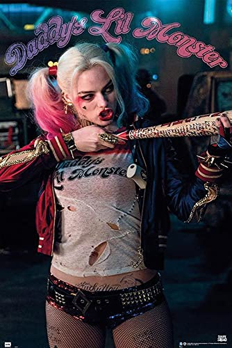 Close Up Suicide Squad Poster Harley Quinn Daddys Lil Monster (61cm x 91,5cm)