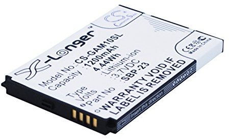 Replacement battery for Garmin-Asus Nuvifone M10, Nuvifone M10E, Nuvifone A10