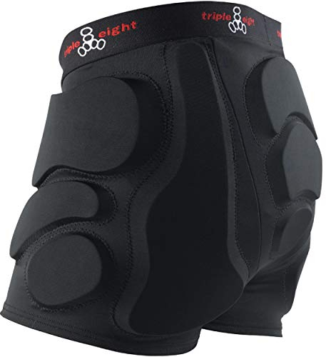Triple 8 Damen Hüftschutz Rd Bumsaver Skate Shorts, Schwarz, L EU