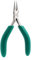 Excelta, 2643, ESD Needle Nose Plier, 4-3/4 in, Smooth