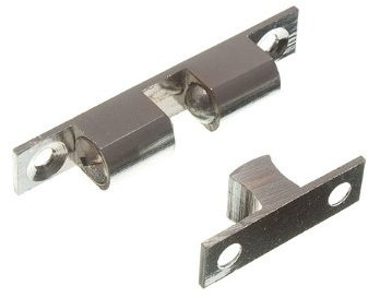 réglables à ressorts doubles balle verrou de capture chrome de 60mm + vis (pack de 10)