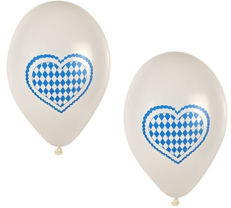 20 Luftballons Ø 25 cm Bayrisch Blau