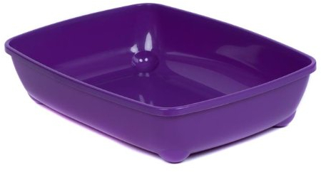XXL Katzentoilette Schalentoilette 57 cm lila
