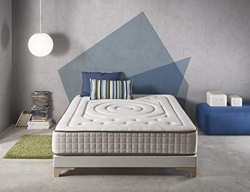 SIMPUR Relax: LUXURIÖSE MITTELHARTE | 135x200 cm | 7 ZONEN MATRATZE | MIT NATÜRLICHEN KASCHMIRFASEM | MATRATZE ORTHOPÄDISCHE MEMORYSCHAUM HÖHE 25 cm | MIT BELÜFTUNGSSYSTEM | HÄRTEGRAD H2-H3 MEDIUM
