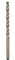 BOSCH CO2139 1-Piece 3/16 In. x 3-1/2 In Cobalt Metal Drill Bit for Drilling Applications in Light-Gauge Metal, High-Carbon Steel, Aluminum and Ally Steel, Cast Iron, Stainless Steel, Titanium