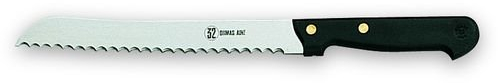 SABATIER - Affil Couteau à Pain Manche Plastique/Polypropylène Lame Acier Inoxydable Noir 20 cm