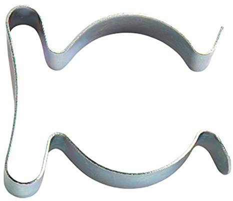 Merriway® BH01976 (5 Pcs) Tool Storage Terry Clip Spring Steel Bright Zinc Plated, 19 - 29mm (3/4 - 1.1/8 inch) - Pack of 5 Pieces