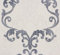 Vliestapete grau blau Barock Ornaments Rasch 849813
