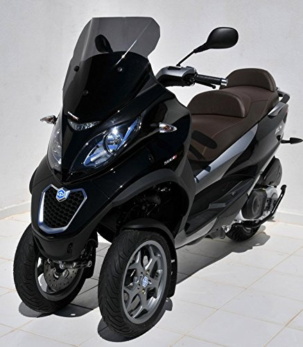 Ermax – Windschild Aeromax für Roller 125/300/400/500/500IE MP3 2011-2016, schwarz satiniert