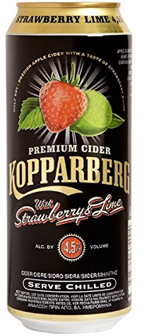Kopparberg Strawberry und Lime Premium Cider Cans (24 x 0.5 l)