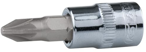 KS Tools 3/8' CHROMEplus Bit-Stecknuss, PZ2, auf Hänger