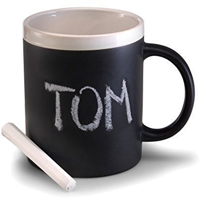 Koopman International, Tasse zum Beschriften mit Kreide, TR-Q51500000, Chalk Mug