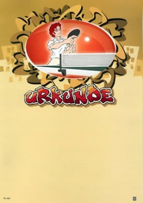 Albert Hoffmann Urkundenverlag Tischtennis / 400/88 / / PC-Urkunden (170 g/m²) 10 Stk