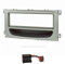 tomzz Audio 2415-049 Radioblende Set kompatibel mit Ford Focus 2 Mondeo S-Max C-Max Galaxy Kuga Silber mit Ablagefach Quadlockadapter ISO