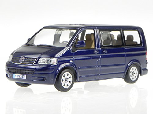 Minichamps VW T5 Multivan 2003 shadow blue Modellauto Bus 1:43 ca. 11 cm (L) x 4.5 cm (B) x 4.5 cm (H) Modellauto Auto Kinder
