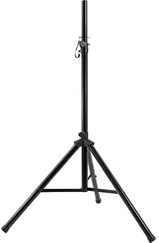 Gemini ST-04 Heavy Duty Speaker Stand | Tripod PA speaker stand, 60 lb capacity - telescopes to 80 - dual-locking safety - folds, aluminum