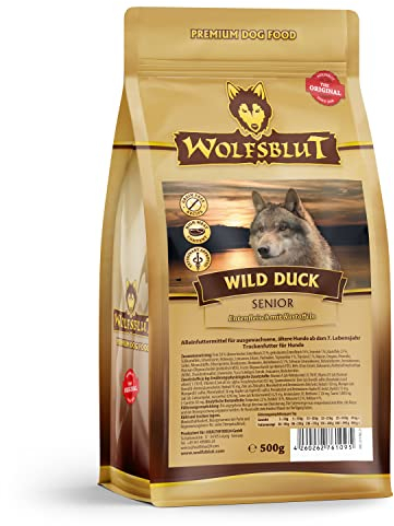 Wolfsblut - Wild Duck Senior - 500 g - Ente - Trockenfutter - Hundefutter - Getreidefrei