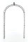 CLP Arco a Rosa Anna I Supporto per Arrampicata in Ferro I Arco per Arrampicata in Stile Country Romantico, Colore:Bronzo