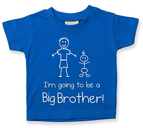 60 Second Makeover Limited I'm Going to Be a Big Brother Tshirt Blue Big Brother Announcement New Baby Announcement Machine Washable